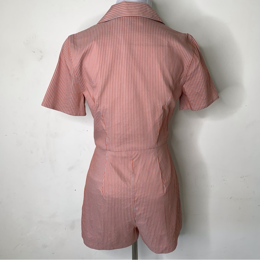 House of Harlow 1960 x Revolve Women's Orange Ronia Romper Size XS - Picture 6 of 13